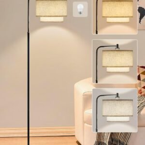 Lámpara de pie moderna de 64 pulgadas para sala de estar, do