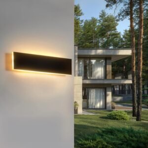 Luz de Pared Exterior LED Aplique de Pared Largo 7.88 pulgad