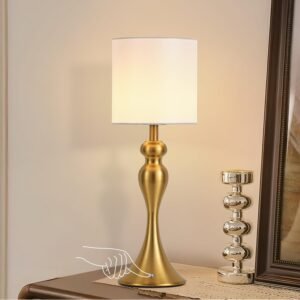 Lámpara de mesa para dormitorio, lámparas de noche inalámbri