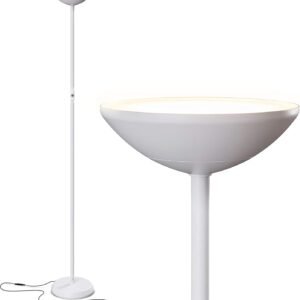 Brightech SkyLite - Lámpara de pie LED, lámpara de pie súper