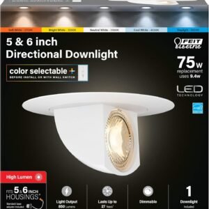 Feit Electric Foco empotrable LED direccional de 5-6 pulgada
