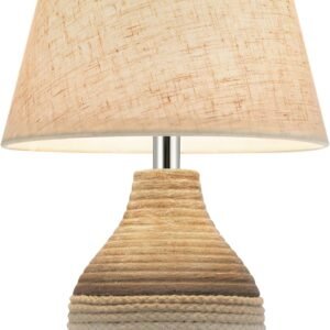 INTELIVE Lámpara de mesa de cerámica inalámbrica recargable