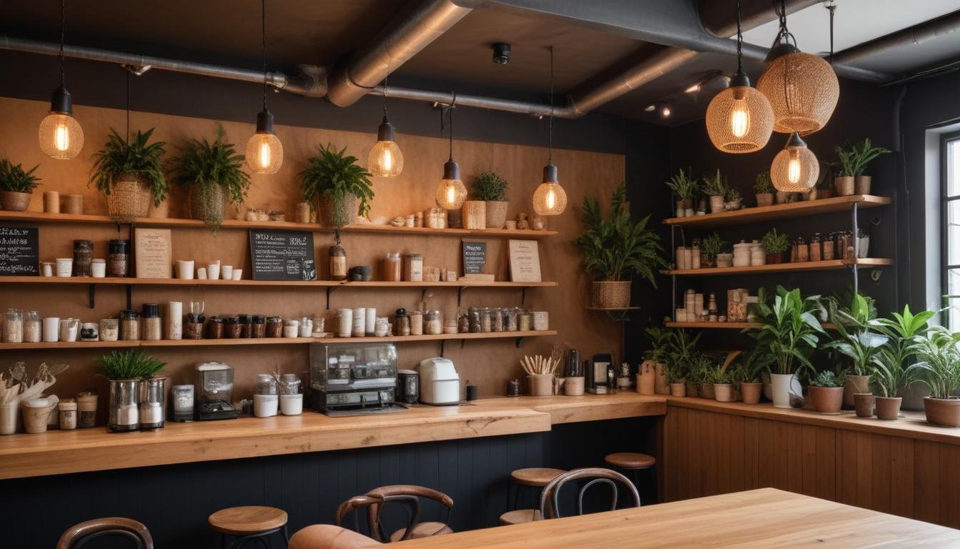 Iluminación para cafeterías
