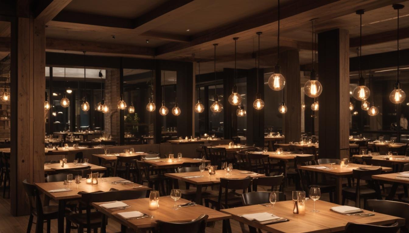 Iluminación para restaurantes